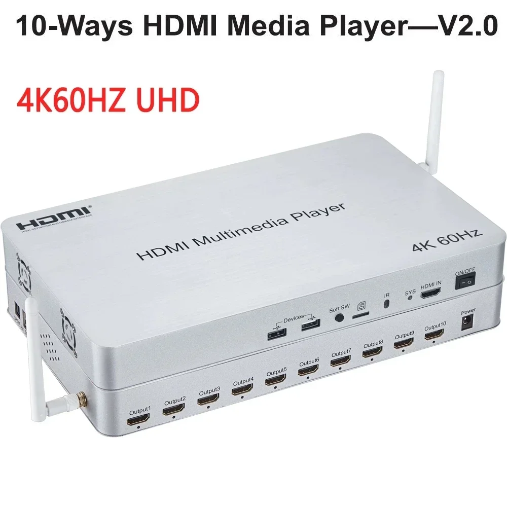 4K Media Player - Lettore Multimediale HDMI 4K 60Hz a