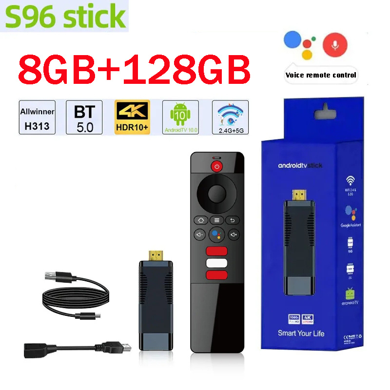 4K Media Player - S96 TV Stick AllWinner H313 Dual