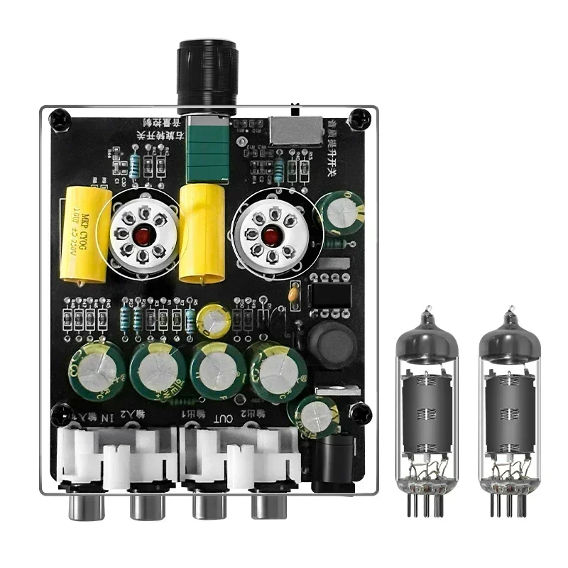 Genius Home Cinema - Preamplificatore a Valvole 6K4 Aggiornato, Amplificatore