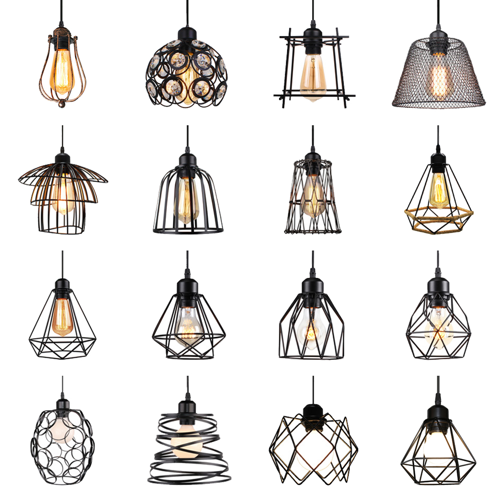 Home Cinema Glasses - Lampada a sospensione vintage Paralume in