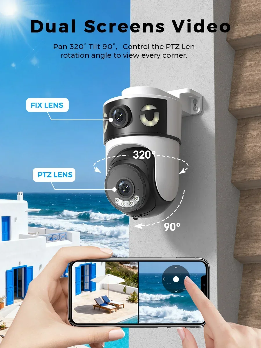 Home Cinema Screen - 10MP 5K Doppia Lente Doppia Schermi