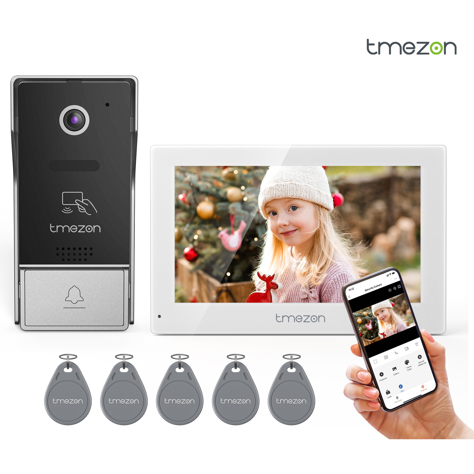 Home Cinema Wall Panels - Sistema citofonico videocitofonico intelligente Tuya 1080P