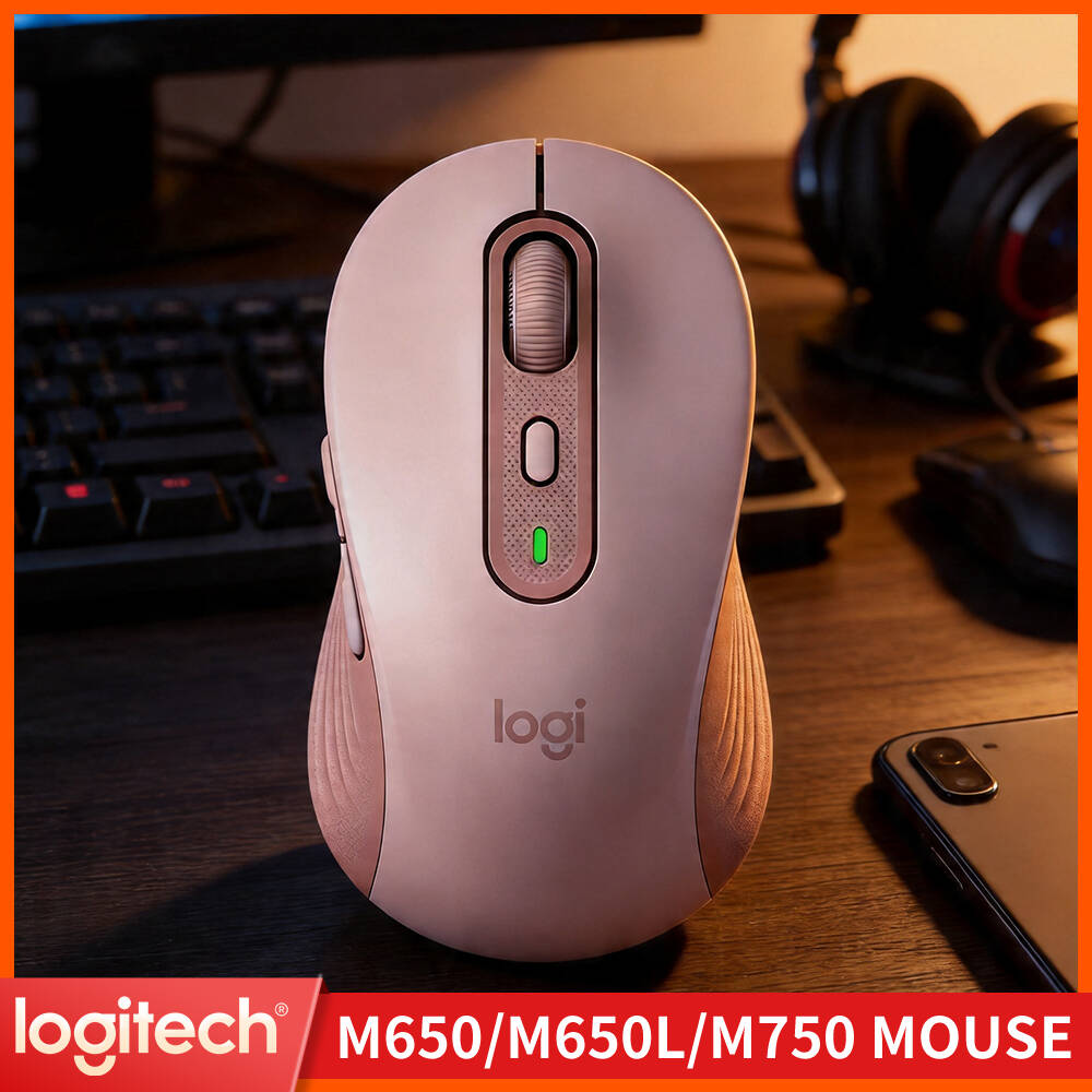 Logitech Home Cinema - Mouse Ergonomico Wireless Logitech M650 -