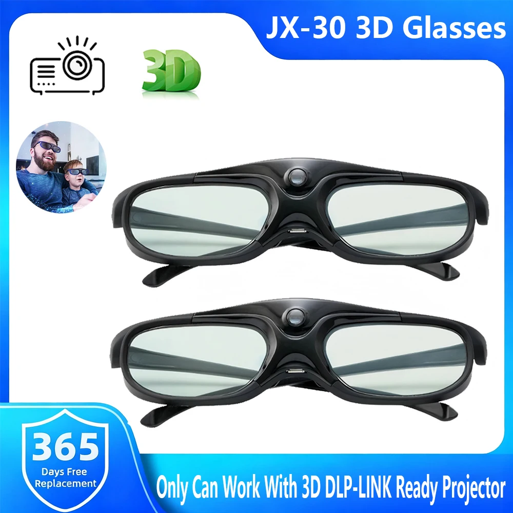 Home Cinema Glasses - JX-30 Occhiali 3D Otturatore attivo 96-144HZ