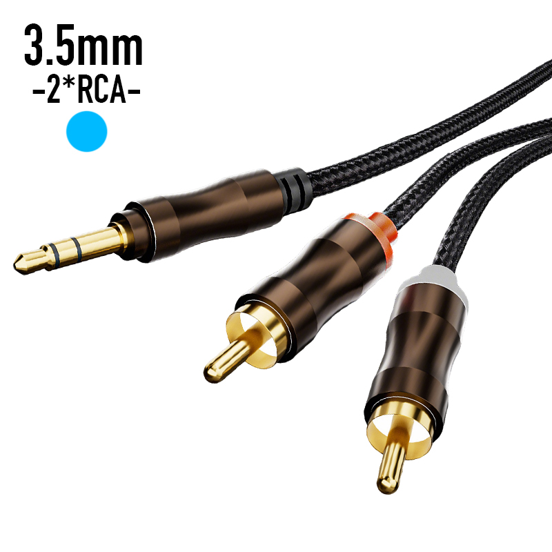 Genius Home Cinema - Cavo audio RCA a jack da