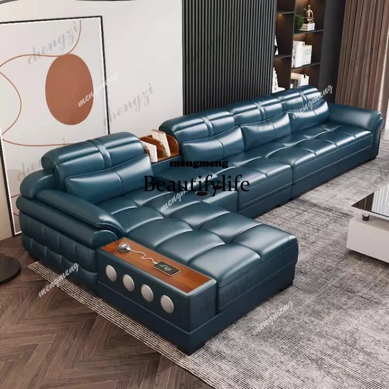 Home Cinema For Small Room - D5556 Divani in Vera Pelle per