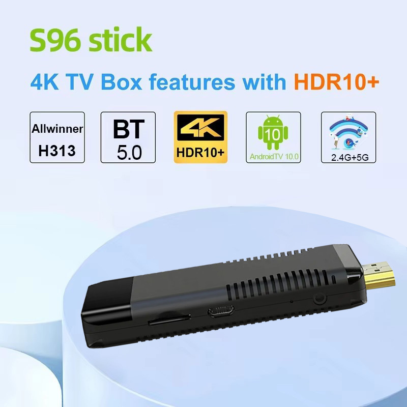 S96 TV Stick AllWinner H313 Du - 4K Media Player recensione e prezzo