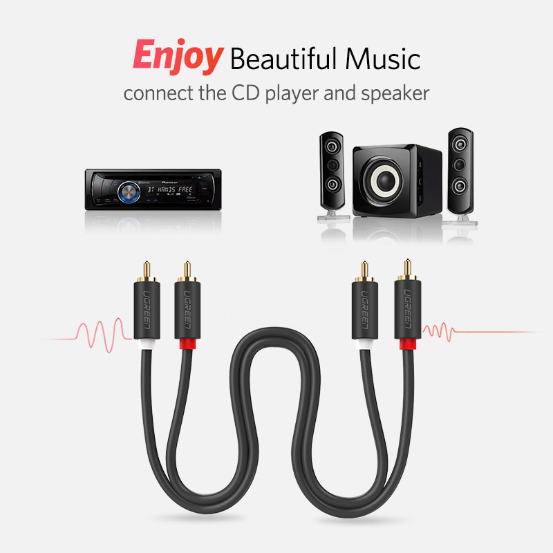 Cavo Audio UGREEN da 2RCA a 2  - Genius Home Cinema recensione e prezzo