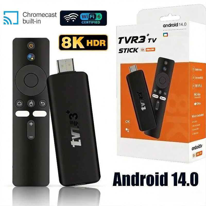 TVR3+ Android14 Smart TV Stick - 4K Media Player recensione e prezzo