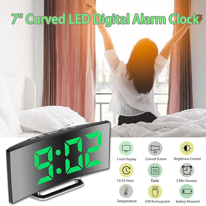 Sveglia digitale a LED Specchi - Home Cinema Screen recensione e prezzo
