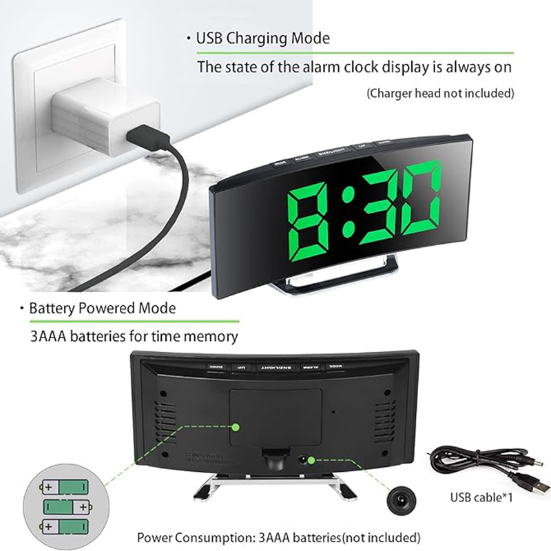 Sveglia digitale a LED Specchi - Home Cinema Screen recensione e prezzo