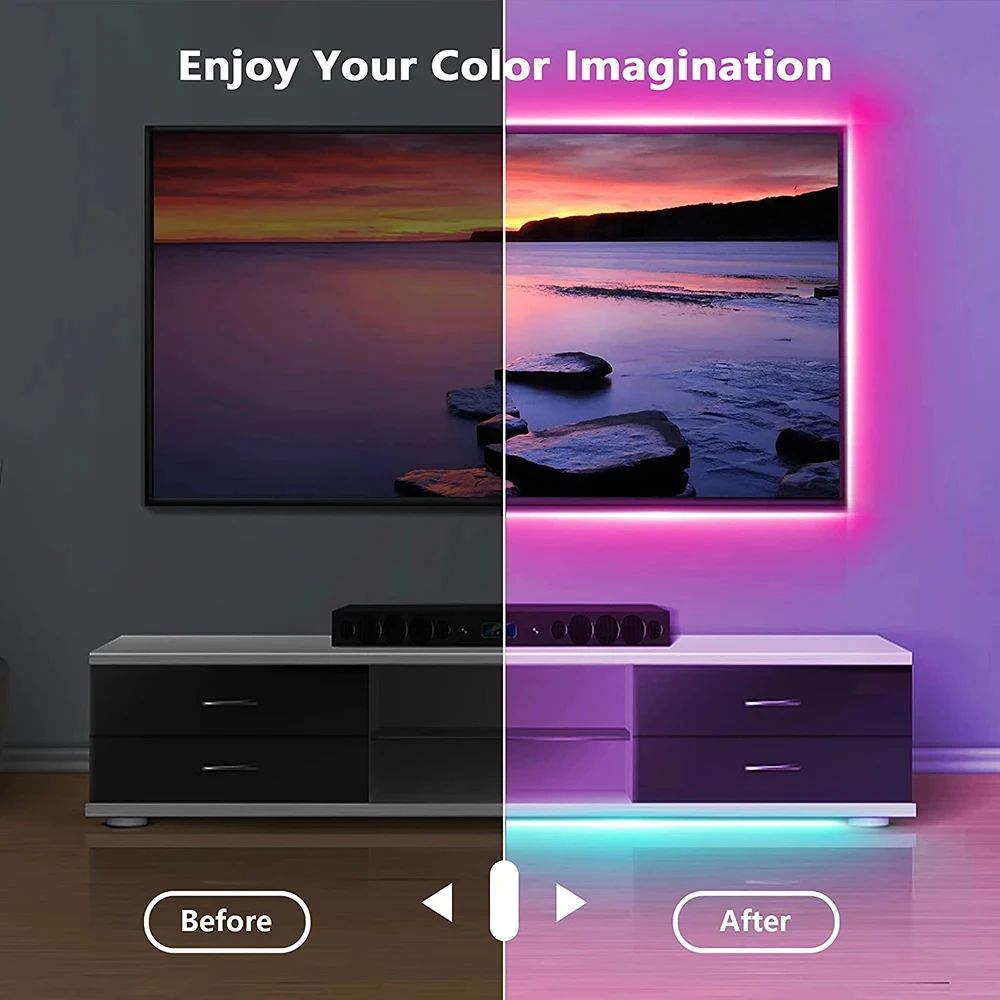 Striscia LED RGB con Controllo - Ambient Light Strip Tv recensione e prezzo