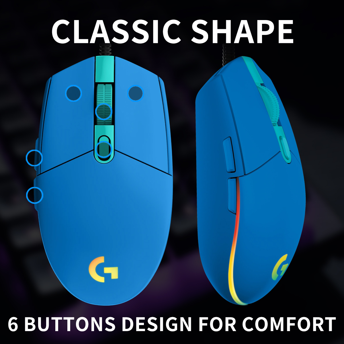 Mouse Logitech serie G203, mou - Logitech Home Cinema recensione e prezzo